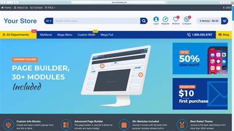 opencart mega header|Journal 3 .